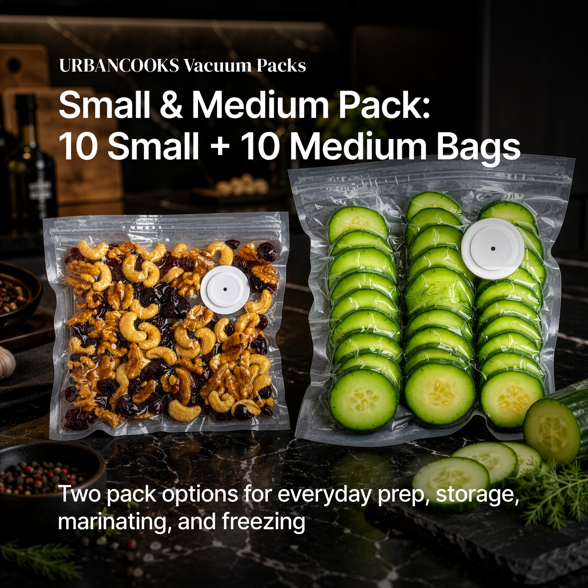 20 Vacuum Bags S+M